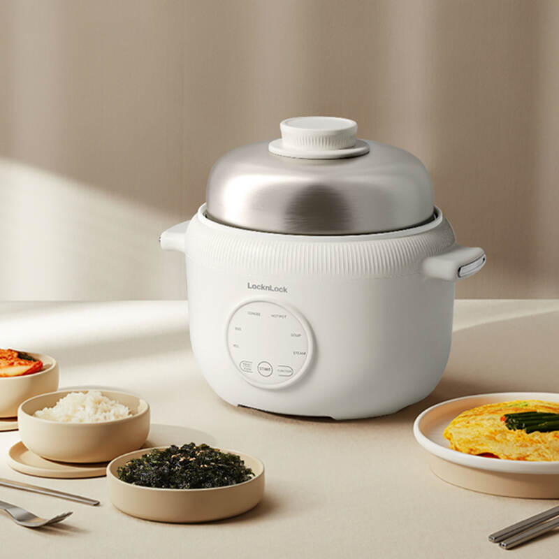Nồi điện đa năng LocknLock Digital multipot 1.6L- Màu ngà - EJP186IVY, , large image number null